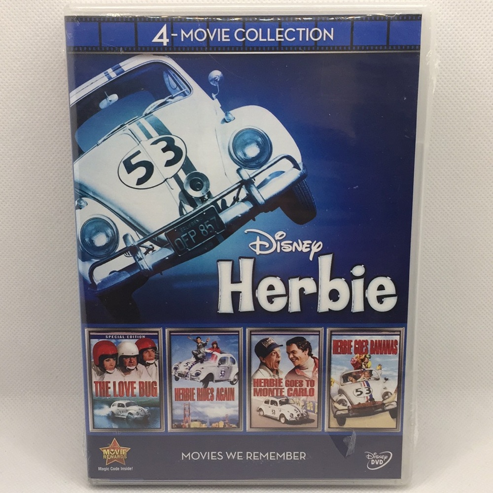 Disney Herbie 4 Dvd Movie Collection Sealed